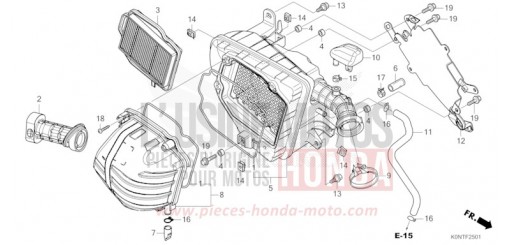 FILTRE A AIR (CBF125MEF) CBF125MEFT de 2026